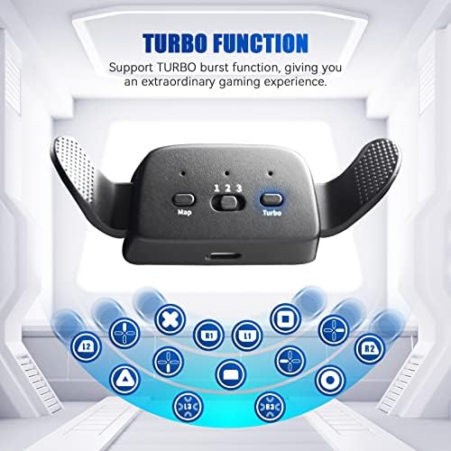 Определяне на бутони за връщане на контролера Sehawei PS5 с функция Turbo, Комплект задни остриета с функция за картографиране на