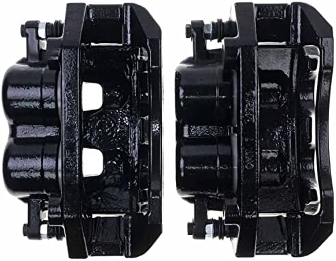 Power Stop S5008BLK Предната двойка челюсти с высокотемпературным черно прахово покритие