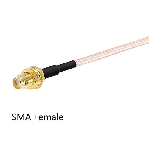 POBADY SMA Сплитер Кабел SMA Женски към SMA Двоен Конектор за Коаксиален 3-Лентов Ивица на V-Тип RG316 6 /15 СМ за антена 2G, 3G,
