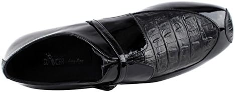 50 Нюанса Мъжки Денс обувки на нисък Ток 1 инч: Ежедневна Практика за Система за Салса