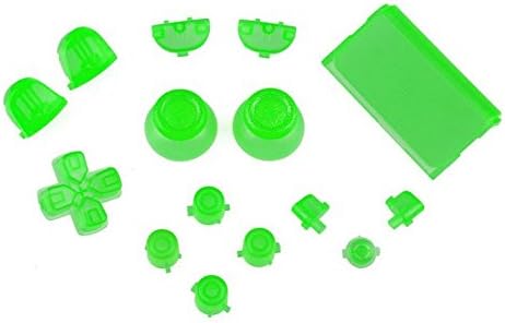 Преносим Комплект с Пълни бутона Custom Mod Kit контролера на Sony Playstation 4 PS4 (Ясно зелено)