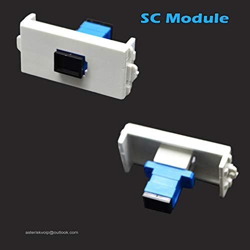 Покриване на Стенните панели с 3 Симплексными Модули SC Оптични Конектори Plug/Jack Бял Стенен Държач на предния Панел на Кабелната