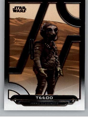 2018 Topps Star Wars Galactic Files TFA-49 Официалната Неспортивная търговска картичка Teedo в NM или по-добро състояние