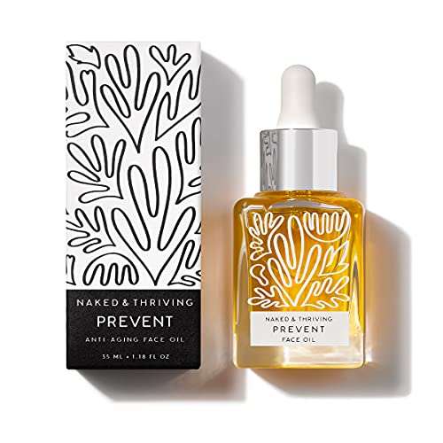Антивозрастное масло за лице Naked & Thriving Prevent - Органично, веганское, Напълно Натурално масло за грижа за кожата и лицето