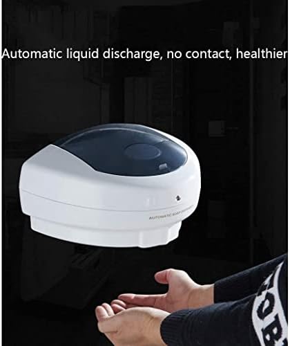 DVTEL Стенен монтаж Автоматичен Опаковка сапун за Домашна Баня Безконтактен Кутия за дезинфектант за ръце е Подходящ за Баня (Цвят: