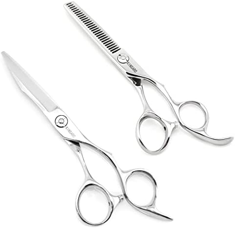 Набор от Фризьорски Ножици 5,5 Инчови Ножици За Коса Професионални Ножици за Подстригване на Коса Ножица за изтъняване на коса Kinsaro
