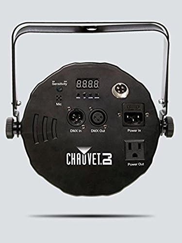 CHAUVET DJ SlimPAR 56 LED PAR Може да се Пере светлина с Вграден и звукови режими, Черен