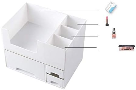 Кутия за съхранение на WSZJJ - Прахоустойчив Органайзер за грим, козметика и бижута с Пылезащитной капак, Витрина с чекмеджета