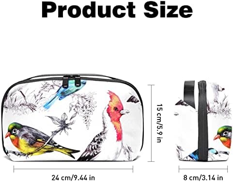 Органайзер за Електроника, Чанта За Тоалетни Принадлежности, Органайзер За Зарядно Устройство, Организатор За Кабели За Пътуване,